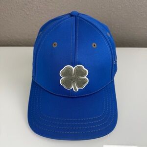 Black Clover Live Lucky Men’s L-XL Golf Hat Royal Blue Logo Cap